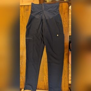 Navy Maternity Figs pants, Kade style